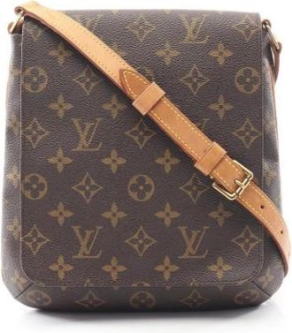 Louis Vuitton Pre-owned Cross Body Bags, female, Brown, Size: ONE SIZE Pre-owned Vintage Cross Body Bag