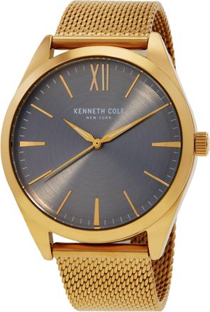 Kenneth Cole Classic Quartz Gunmetal Dial Mens Watch KCWGG7002102