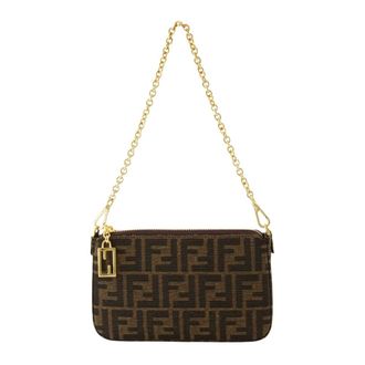 Fendi Dames, Tassen, Bruin, Maat: ONE Size