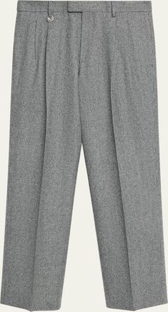 Burberry Mens Dalton Puppytooth Check Straight-Leg Trousers