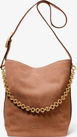 Michael Kors Nolita Large Suede Bucket Tote Bag