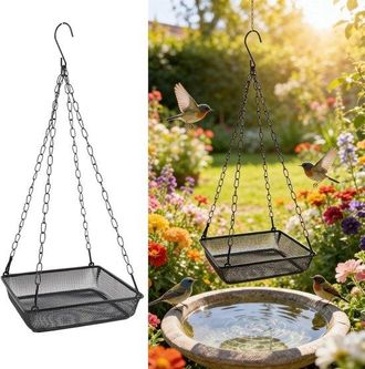 OEM Mangiatoia Per Uccelli Allecto, Decorazione Da Giardino, Rete, Piattaforma Per Cibo Per Uccelli Per Uso Esterno, Vassoio Per Catturare Uccelli, Mangia