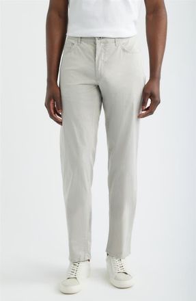 Brax Cadiz Ultralight Straight Leg Stretch Cotton Pants in Beach at Nordstrom, Size 42 X 34