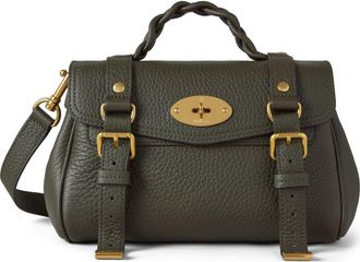 Mulberry Mini Alexa Leather Satchel in Juniper Green at Nordstrom