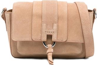 Hogan Flap Crossbody Bag - Dames - Schoudertassen - Beige - ONE Size - Tassen