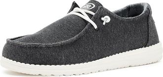 Hey Dude Wendy Stretch Jersey Womens Shoes Black : 11 M, Textile