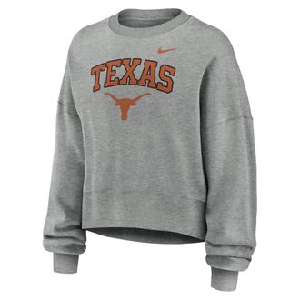 Nike Texas Phoenix Arch Nike Womens College Pullover Crew in Grey | 01D706GTXE-Y48