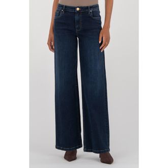 Kut from the Kloth Jean Mid Rise Wide Leg Jeans in Attributable at Nordstrom Rack, Size 00P