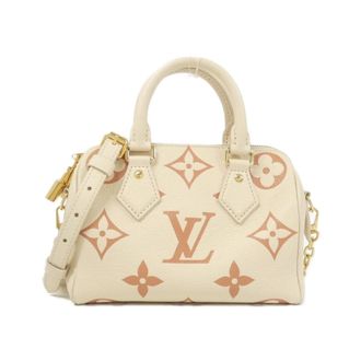 Louis Vuitton Cream Leather Boston Bag (Pre-Owned)