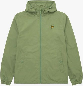 Lyle & Scott Mens Lyle & Scott Green Water Resistant Hooded Jacket - Size: Regular/40