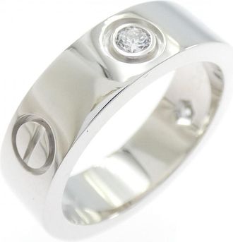 Cartier White Gold White Gold (18K) Band Ring (Pre-Owned)