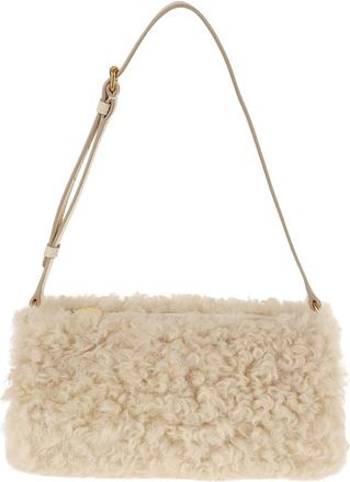 Stella McCartney Bolsa de Pulsera con Logo - Bags - Mujer - Beige - ONE SIZE