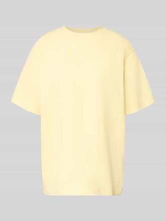 Oh April Oversized T-Shirt mit Rundhalsausschnitt Modell Pancake in Pastellgelb, Gr&ouml;&szlig;e XL