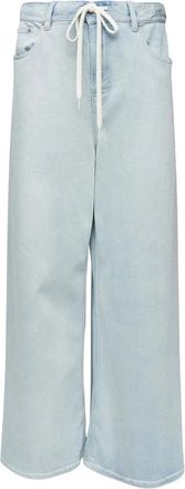 Maison Margiela Wijde Pijpen Jeans - Dames - Loose Fit Jeans - Blauw - W27 - Katoen - Jeans