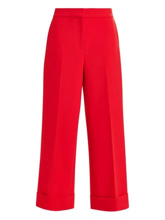 Essentiel pressed-crease flared trousers