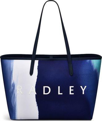 Radley London Southwell Gardens Stripe Large Tote Bag in Ink at Nordstrom Rack