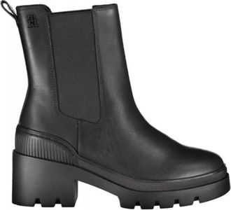 Tommy Hilfiger Chelsea Boots - Dames - Laarzen met Hak - Zwart - 35 EU - Schoenen