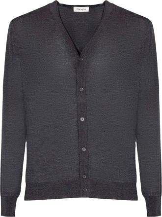 KANGRA Cardigan con scollo a V - Grigio