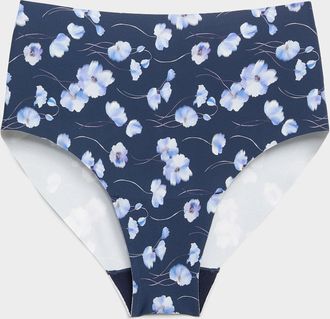 Miiyu Womens Laser-cut high-waist cheeky panty Recycled nylon