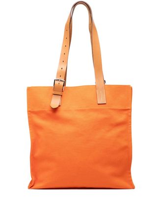 Herm&egrave;s 2014 Toile Etriviere Shopping tote bag - Marrone