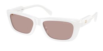 Miu Miu MUB12S 20M20I Womens Sunglasses White Size 56