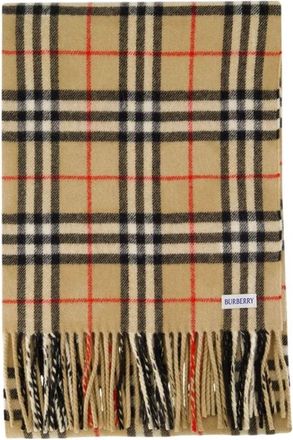 Burberry Mu Spk Rkr Sjaal - Dames - Wintersjaals - Beige - ONE Size - Kasjmier - Accessoires