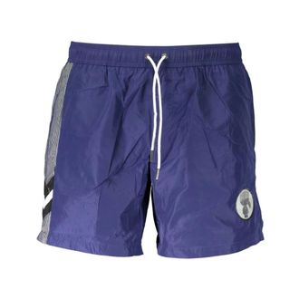 Karl Lagerfeld Beachwear, male, Blue, Size: S Medium Sea Boxer