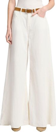 7 For All Mankind Linen Ostuni Willow Wide Leg Jean