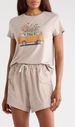 Marika Monica Graphic T-Shirt in Heahter Atmosphere Floral at Nordstrom Rack, Size X-Small