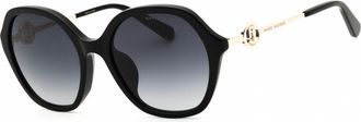 Marc Jacobs Ladies Black Round Sunglasses MARC728FS