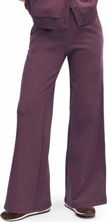 Favorite Daughter Boxer Wide Leg Pants In Burgundy Dahlia