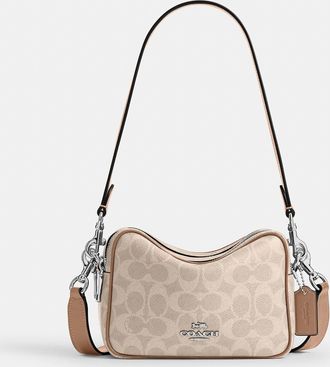 Coach Mini Carey Crossbody Bag In Signature Canvas