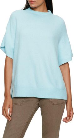 Sanctuary Elbow Sleeve Sweater in Aquamarine Blue at Nordstrom, Size Xx-Small