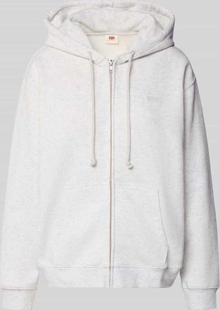 Levi's Sweatjacke mit Kapuze in Hellgrau Melange, Größe XL