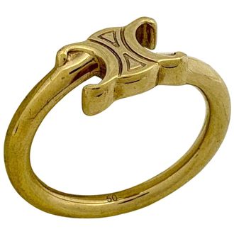 Celine Gold Band Ring (Pre-Owned)