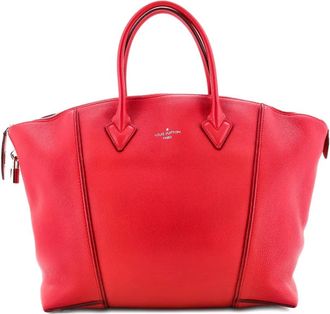Louis Vuitton Soft Lockit Handbag Leather MM satchel - Roze