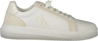 Calvin Klein Sneakers, male, White, Size: 11 US White Polyester Sneaker