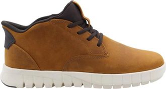 Geox Stijlvolle Ekster Enkellaars - Heren - Veterlaarzen - Bruin - 44 EU - Schoenen