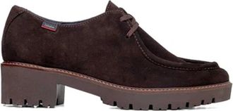 Callaghan Laced Suede Moccasin - Dames - Veterschoenen - Bruin - 35 EU - Su&egrave;de - Schoenen