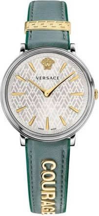 Versace V-Circle Manifesto Quartz Silver Dial Ladies Watch VBP010017