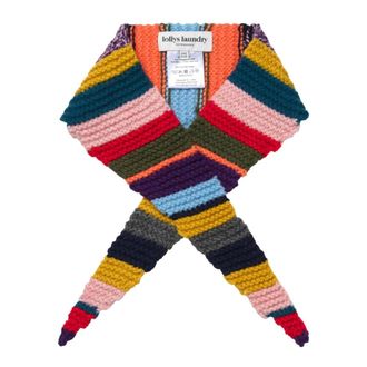 Lollys Laundry Winter Sjaal - Dames - Accessoires - Veelkleurig - Maat: ONE Size