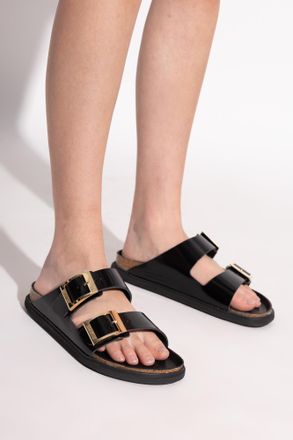 Birkenstock Arizona Droplet Buckle Flip-flops, Womens, Black
