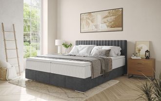 Inosign Boxbett »Thor mit Bettkasten, inkl. Matratze, Topseller« Topper und Zierkissen, in verschiedenen Härtegraden verfügbar