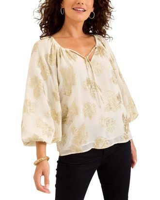 Tommy Bahama Shimmering Shores Peasant Top