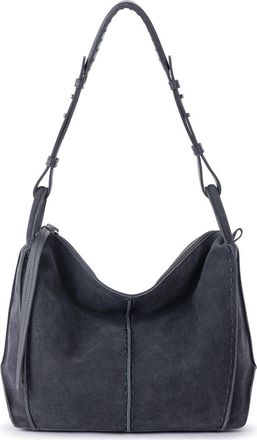 The Sak Los Feliz Hobo Leather Bag in Storm Grey Suede at Nordstrom