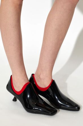 Loewe Heeled Shoes Emily With Socks, Womens, Black