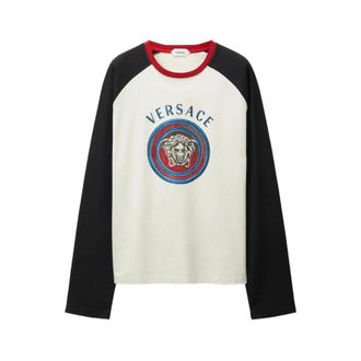 Versace Heren, Tops, Veelkleurig, Maat: XL Katoen