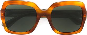 Gucci Occhiali da sole oversize squadrati - Marrone