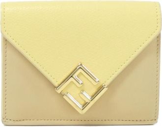 Fendi Leather Wallet (Tri-Fold) (Pre-Owned)