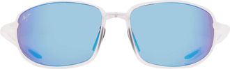 Maui Jim Hookipa R Lite Blue Hawaii Wrap Unisex Sunglasses B370-05 64